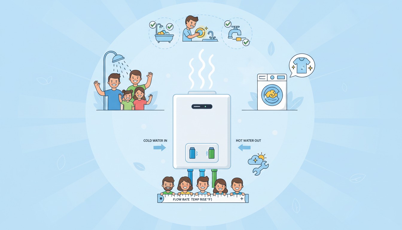 Tankless Water Heater Sizing: How to Choose the Right Capacity